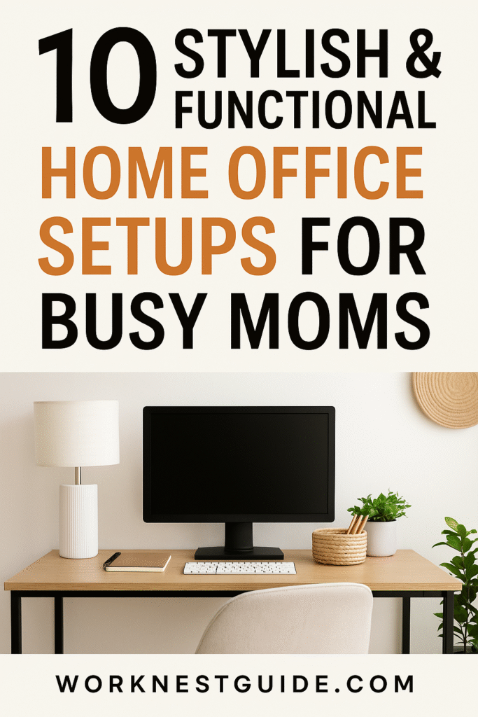 home office setup for moms